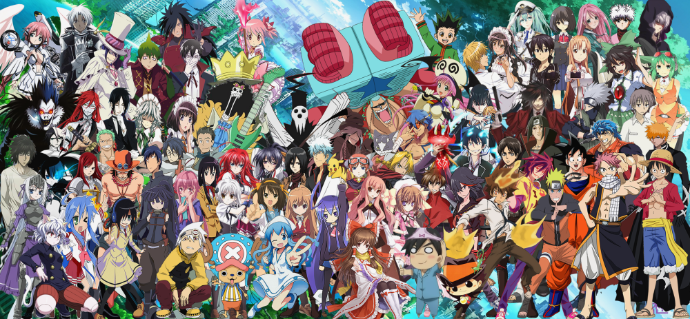 Anime Action characters
