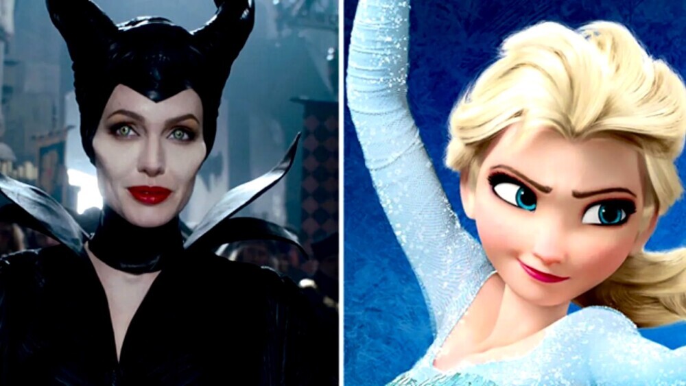 Maleficent and Elsa