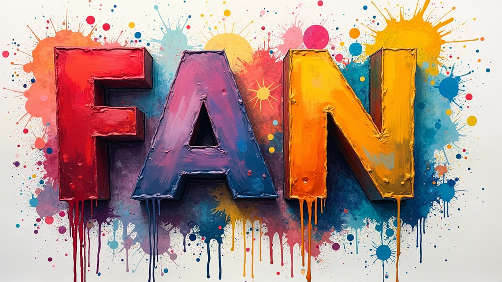 Fan art creation process