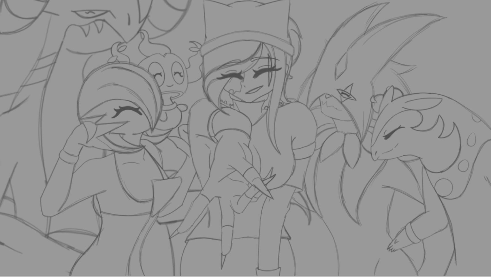 Original sketch concept art